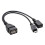 480Mbps Fast Speed Transmission OTG USB Female Splitter Adapter 1