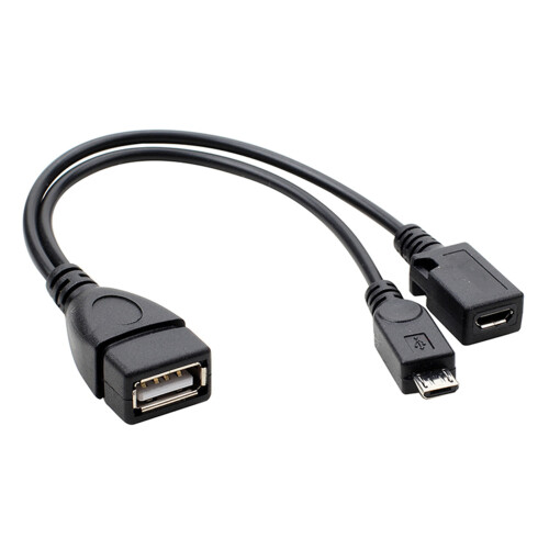 480Mbps Fast Speed Transmission OTG USB Female Splitter Adapter