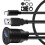 Extension de tableau de bord étanche USB3.0 Type C, gestion-2m 1