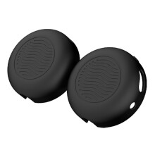 Étui en silicone sans danger pour la santé, pour écouteurs,-Noir