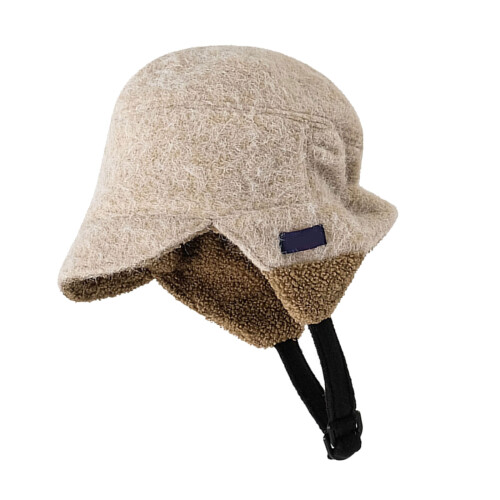 Thickened Ear Cover Winter Hat Comfortable Winter Ear-Khaki