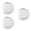 Simple Glass Hanging Light Shade Quick Setup-Milky white 1