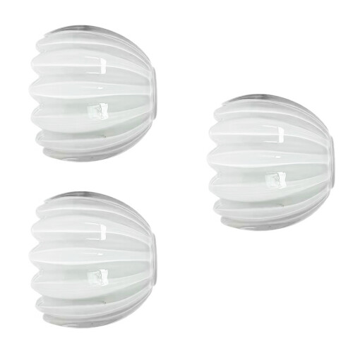 Simple Glass Hanging Light Shade Quick Setup-Milky white