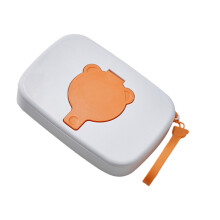 Wipe Container Baby Wipes Dispenser Dustproof Wipes Case-Orange