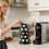 Black ABS Coffee Portion Container With Gentle Motion For Easy 2
