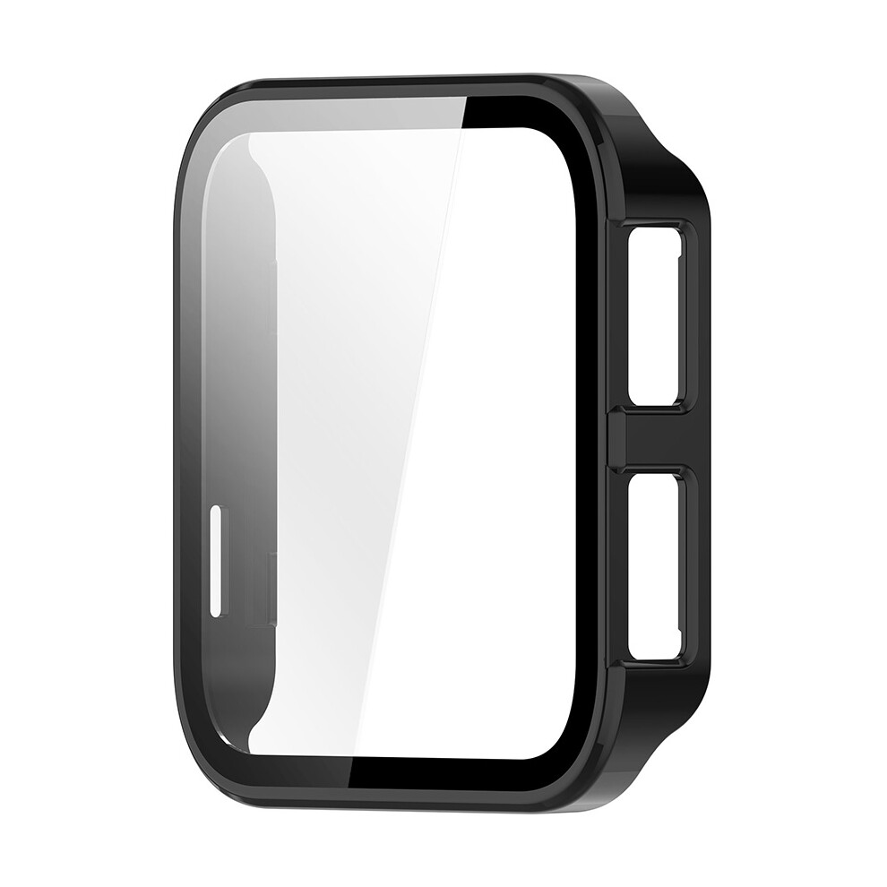 (Black) All In One Protective Case Full Coverage Tempered Glass Film Integrated For Garmin Venu X1 Black 688249444733