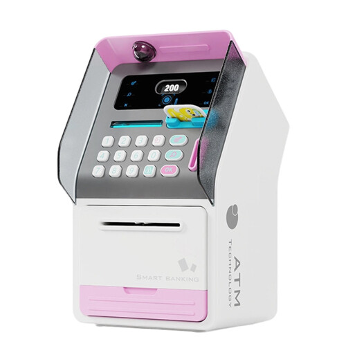 Interactive Children's Money Saving Box Realistic Face-Yellow 1