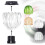 Simple Glass Hanging Light Shade Quick Setup-Milky white 5