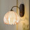 Simple Glass Hanging Light Shade Quick Setup-Milky white 7