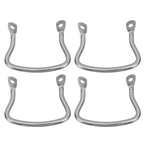 Conjunto de 4 Alças de Aço Inoxidável para Panelas