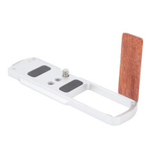 Lumix S9 L-Shape-Griff, Holz/Aluminium, Silber 1/4-Zoll-Schraube