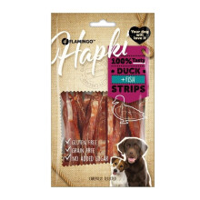 Friandises para perro - EDEN - Tiras 85 g - Pato &amp; Bacalao - Sabrosas y tiernas - Recompensa y snack