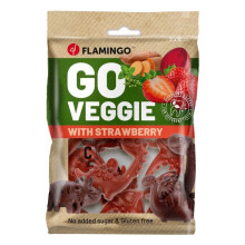 Golosinas para perro - EDEN - Veggie Dino - sabor fresa - 100% vegetal (batata) - ricas en fibra