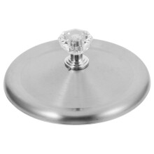 Tampa de aço inoxidável para caneca, 9,3 cm – Encaixe universal, à prova de vazamentos.