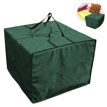 Opbergtas van Oxford-stof, 81x81x61 cm, met ritssluiting en handvatten.
