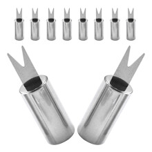 Stainless Steel Corn Holders 10-Pack