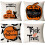 Conjunto de 4 capas de almofada de Halloween, 45x45 cm (18x18 polegadas). 1