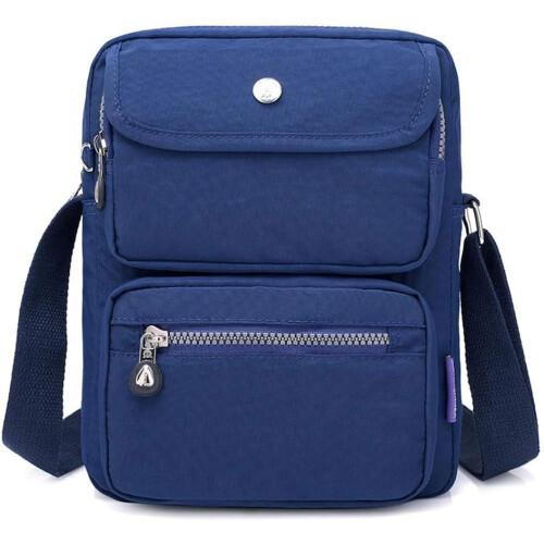 Bolso bandolera impermeable de nailon para mujer