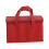 Isolierte Lunchtasche für Erwachsene – Schwarz & Rot, Groß oder 1