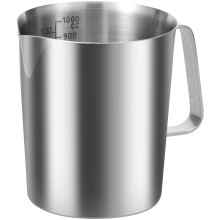 Jarra para espumar leite em aço inoxidável, 500ml ou 1000ml