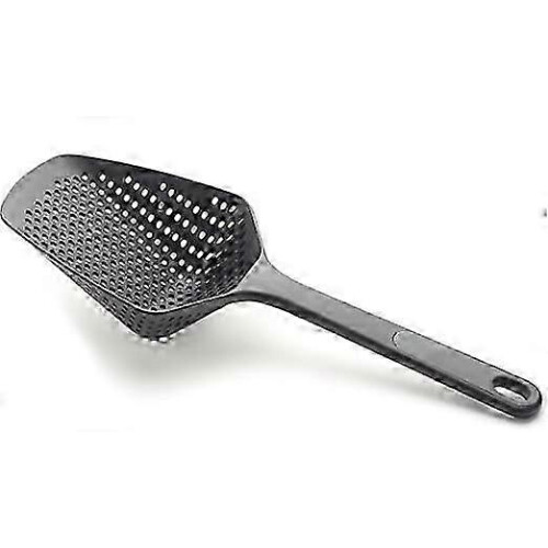 Black, Large, Plus - Colander, Drainer/Collector, Drain and Serve, Dishwasher Safe