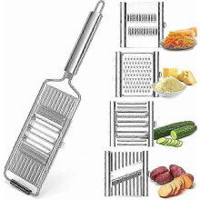 Râpe à légumes, râpe à concombres 4 en 1, compatible avec légumes, pommes de terre, oignons, tomates et fruits