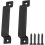 Barn Door Handle - Solid Black Steel Door Handle - Includes Screws (Black) 1