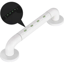 Fluorescerende roestvrijstalen toiletbeugel 35 cm, antislip badbeugel, speciale veiligheidsbeugel voor ouderen, badkamerbeugel.