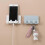Towel rack sticky wall hook multi-purpose plastic hanger mobile phone charging stand multi-function storage rack only stand 1
