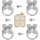 4pcs Drawer Pulls and Rings Vintage Drawer Knobs Pulls Antique Decorative Cabinet Door Knobs Alloy Pulls 1