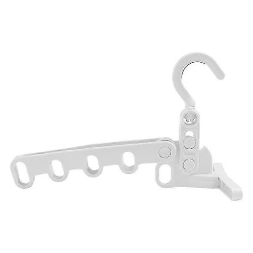 Perchero de pared de acero inoxidable plegable de 5 orificios