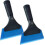 (Blue) 2-Pack Silicone Scraper, Rubber Scraper compatible with Car Window/Car Sticker/Glass/Mirror/Shower Installation 1