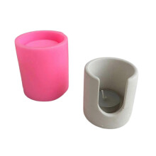 Silicone Moulds Cup Heating Support Molds Candlesticks Molds Aromatherapy Candle Heating Bracket Concrete Resins Molds