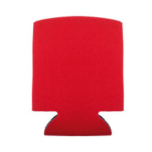 Funda enfriadora de neopreno para latas de 355 ml (12 oz) de color rojo.