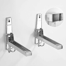 The microwave oven wall rack is equipped with a removable hook and adjustable stainless steel bracket