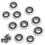 19mm Diameter Shower Door Replacement Wheels 8 Piece Set 1