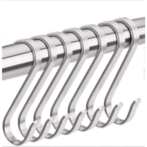 S-type hooks 10 S-shaped stainless steel hooks, hanging tool hooks