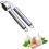 Stainless Steel Garlic Press - Portable Ginger/Garlic Chopper (Silver) 1