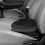Memory Foam Car Seat Pad compatible with Sciatica & Back Pain Relief - Black 1
