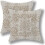 Boho linputetrekk 18x18 tommer sett med 2 1
