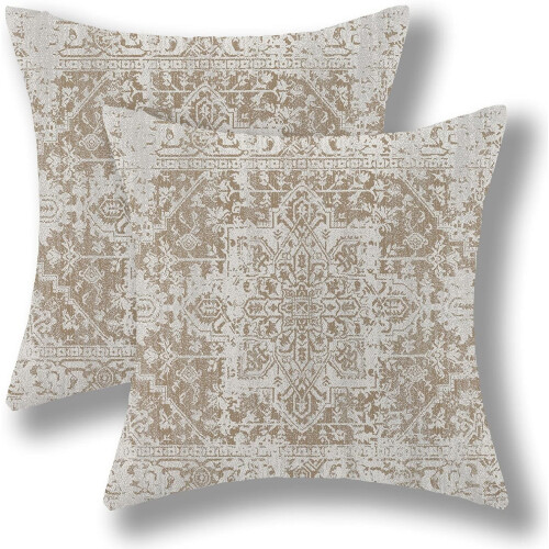 Boho linputetrekk 18x18 tommer sett med 2