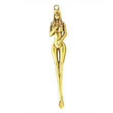 Compatibel met Creative Ear Pick Beauty Women Keychain Pendants Handmade Goddess Ear Pick Tools Car Keychain Keyring Hangings Men G