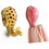 2-Pack Decorative Resin Wall Hooks - Heavy Duty Plastic 1