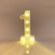Battery-Powered LED Letter Lights - Party/Wedding Home Decor