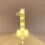 Battery-Powered LED Letter Lights - Party/Wedding Home Decor 1