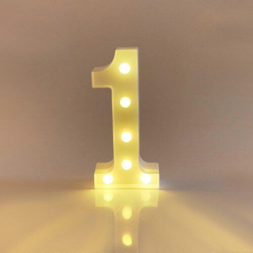 Battery-Powered LED Letter Lights - Party/Wedding Home Decor
