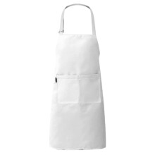 Grembiule da chef in tela di cotone per uomo e donna con chiusura regolabile.
