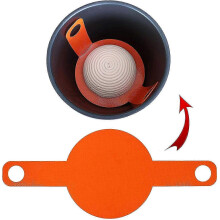 Orangefarbene Silikon-Backmatte, rutschfeste Silikon-Backmatte, waschbar und wiederverwendbar, Silikon-Backmatte für holländisches Brot