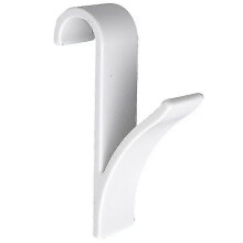 Lot de 2 crochets pour radiateur, porte-serviettes en plastique blanc