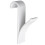2 Pack Radiator Hook White Plastic Towel Rack Radiator Hook White Plastic Hook 1